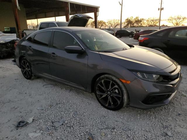 2HGFC2F86LH514138 - 2020 HONDA CIVIC SPORT GRAY photo 4