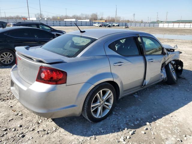 1C3CDZABXEN221366 - 2014 DODGE AVENGER SE SILVER photo 3