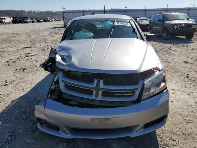 1C3CDZABXEN221366 - 2014 DODGE AVENGER SE SILVER photo 5