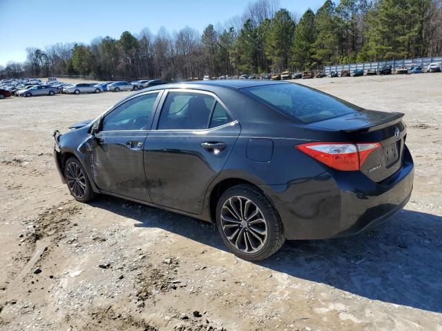 2T1BURHE1GC524887 - 2016 TOYOTA COROLLA L BLACK photo 2