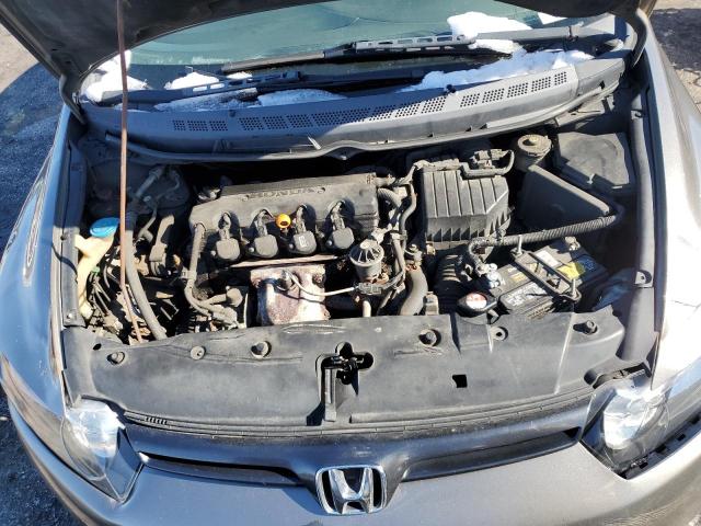 2HGFG12908H561086 - 2008 HONDA CIVIC EXL ვერცხლისფერი ფოტო 11