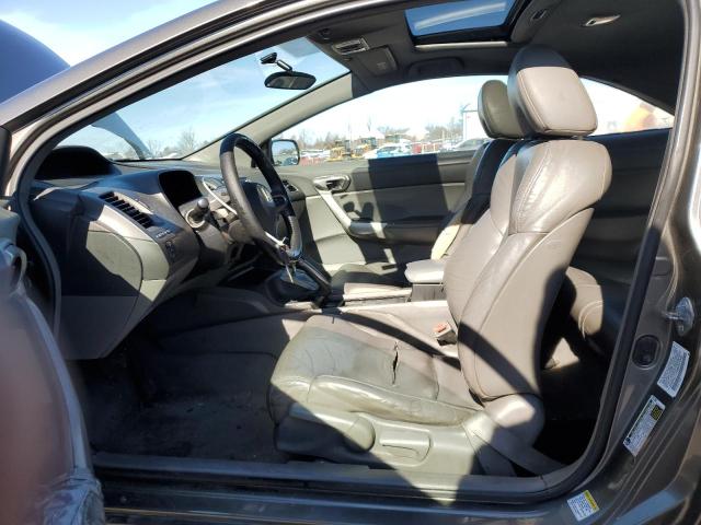 2HGFG12908H561086 - 2008 HONDA CIVIC EXL ვერცხლისფერი ფოტო 7