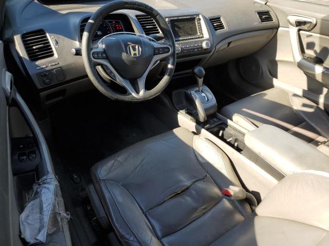 2HGFG12908H561086 - 2008 HONDA CIVIC EXL SILVER photo 8