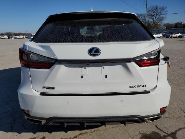 2T2YZMDAXNC356662 - 2022 LEXUS RX 350 F-SPORT WHITE photo 6