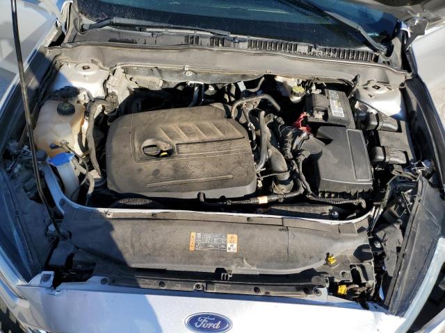 1FA6P0HD0E5371317 - 2014 FORD FUSION SE GRAY photo 11