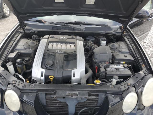 KNALD124055057121 - 2005 KIA AMANTI BLACK photo 11