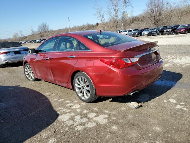 5NPEC4AB0BH203612 - 2011 HYUNDAI SONATA SE RED photo 2