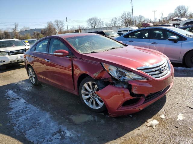 5NPEC4AB0BH203612 - 2011 HYUNDAI SONATA SE RED photo 4