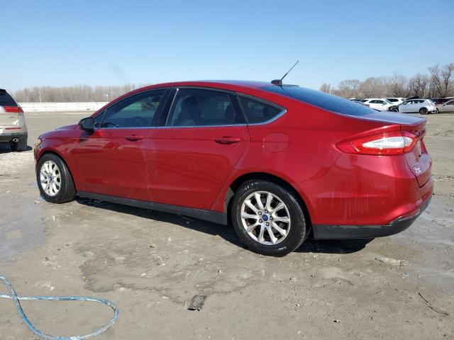 3FA6P0G70FR169779 - 2015 FORD FUSION S BURGUNDY photo 2