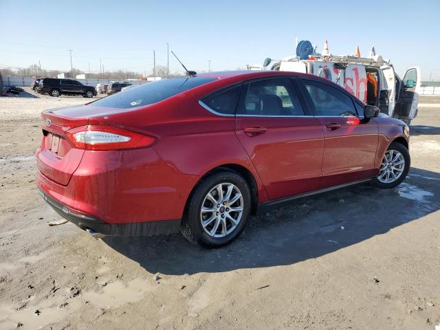 3FA6P0G70FR169779 - 2015 FORD FUSION S BURGUNDY photo 3