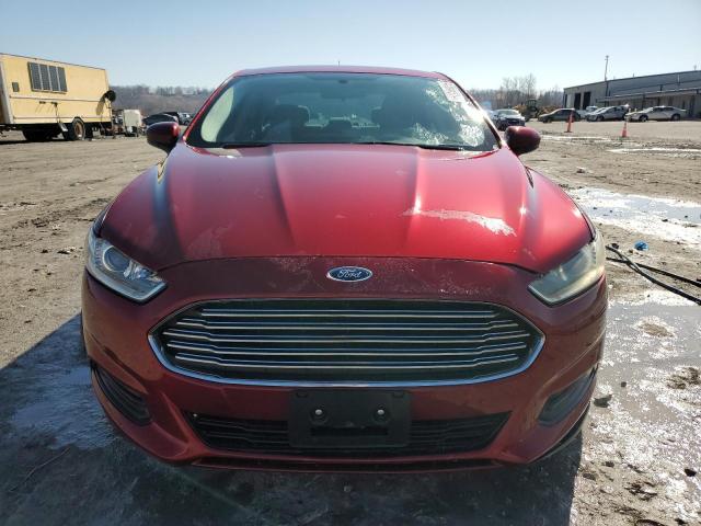 3FA6P0G70FR169779 - 2015 FORD FUSION S BURGUNDY photo 5