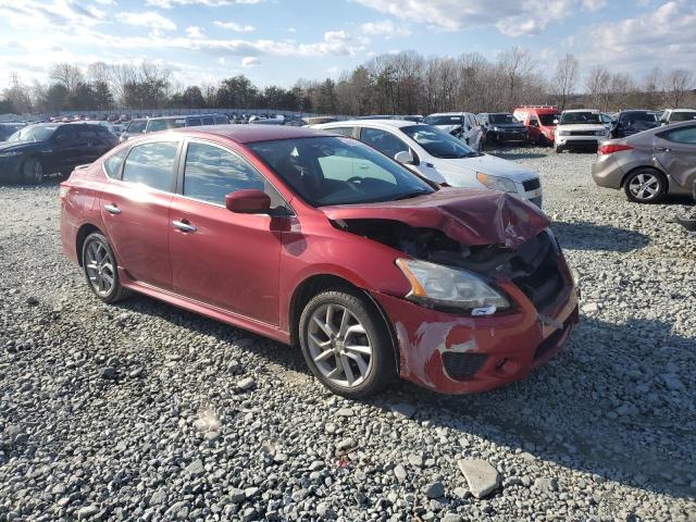 3N1AB7APXEY304844 - 2014 NISSAN SENTRA S RED photo 4