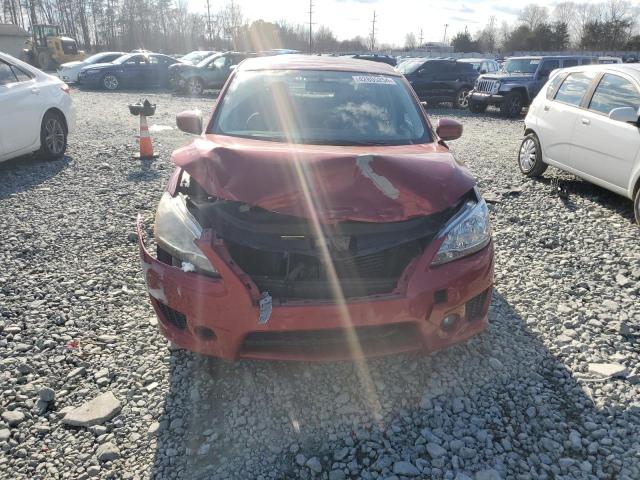 3N1AB7APXEY304844 - 2014 NISSAN SENTRA S RED photo 5