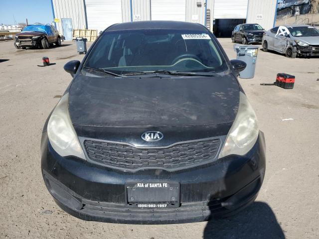 KNADM4A33F6459838 - 2015 KIA RIO LX BLACK photo 5