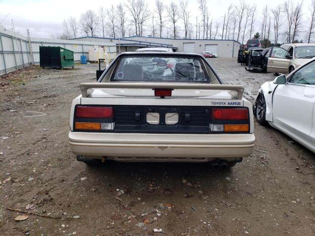 JT2AW15C6G0085828 - 1986 TOYOTA MR2 TAN photo 6