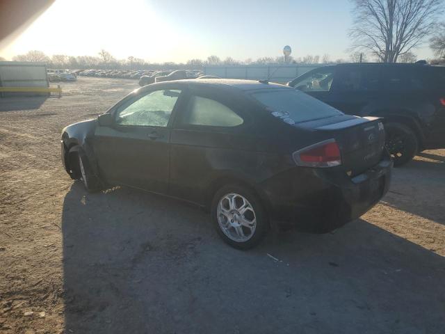 1FAHP32N39W156722 - 2009 FORD FOCUS SE BLACK photo 2