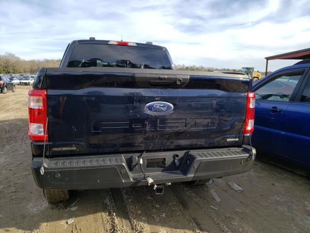 1FTFW1P84PKD82378 - 2023 FORD F150 POLICE RESPONDER BLUE photo 6