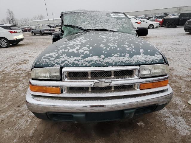 1GCCS14XXW8111301 - 1998 CHEVROLET S TRUCK S10 GREEN photo 5