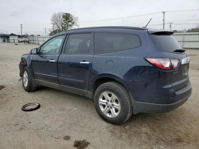 1GNKRFKD1FJ163817 - 2015 CHEVROLET TRAVERSE LS BLUE photo 2