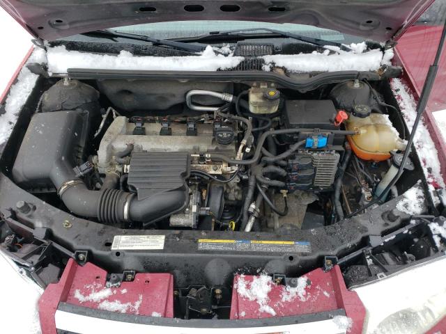 1G8AJ55F27Z124489 - 2007 SATURN ION LEVEL 2 BURGUNDY photo 11