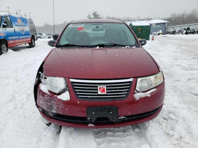 1G8AJ55F27Z124489 - 2007 SATURN ION LEVEL 2 BURGUNDY photo 5