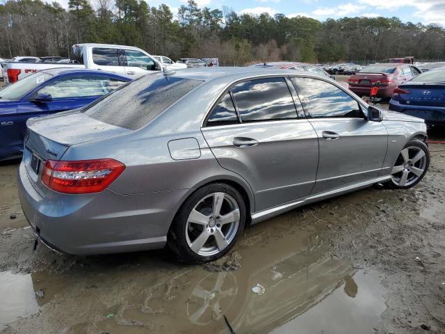 WDDHF8JB1CA632624 - 2012 MERCEDES-BENZ E 350 4MATIC SILVER photo 3