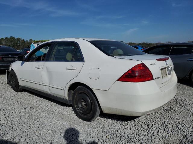 1HGCM56437A214558 - 2007 HONDA ACCORD LX WHITE photo 2