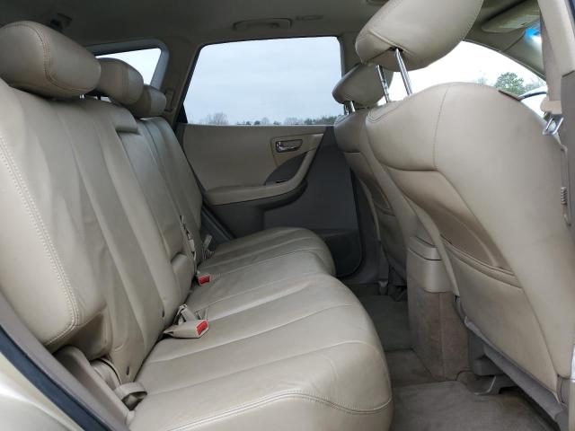 JN8AZ08W97W651349 - 2007 NISSAN MURANO SL GOLD photo 11