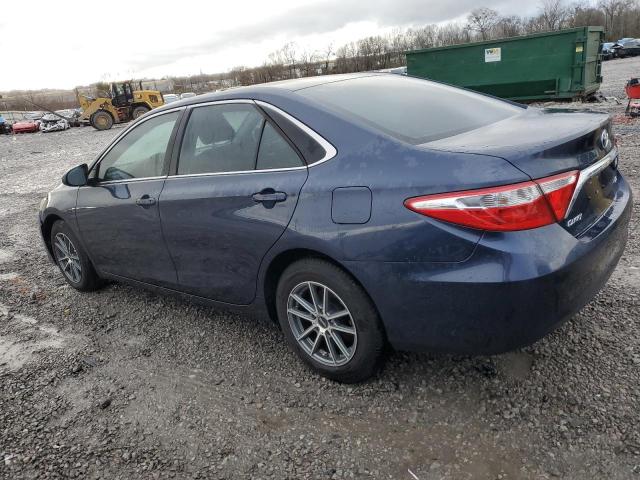 4T4BF1FK2GR573332 - 2016 TOYOTA CAMRY LE BLUE photo 2