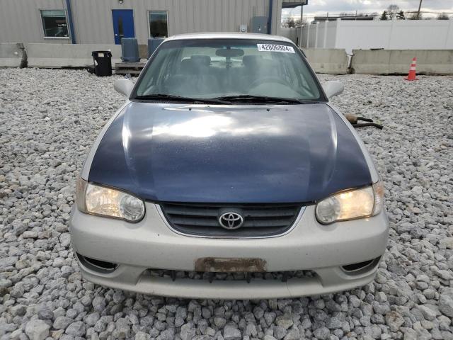 2T1BR12E11C484376 - 2001 TOYOTA COROLLA CE SILVER photo 5