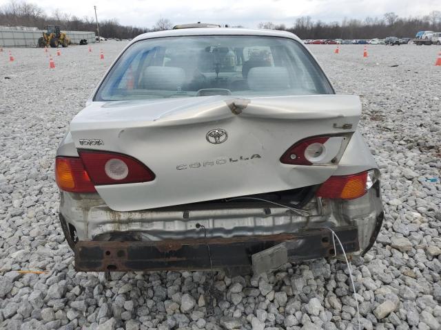 2T1BR12E11C484376 - 2001 TOYOTA COROLLA CE SILVER photo 6