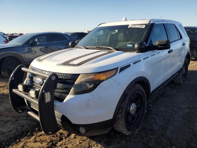 1FM5K8AR2EGB85500 - 2014 FORD EXPLORER POLICE INTERCEPTOR 白色 照片 1
