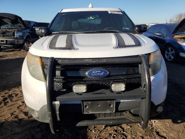 1FM5K8AR2EGB85500 - 2014 FORD EXPLORER POLICE INTERCEPTOR 白色 照片 5
