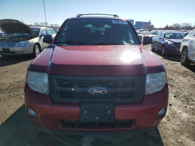 1FMCU0DG2AKB65221 - 2010 FORD ESCAPE XLT RED photo 5