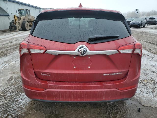 LRBFXBSA0KD141409 - 2019 BUICK ENVISION PREFERRED RED photo 6