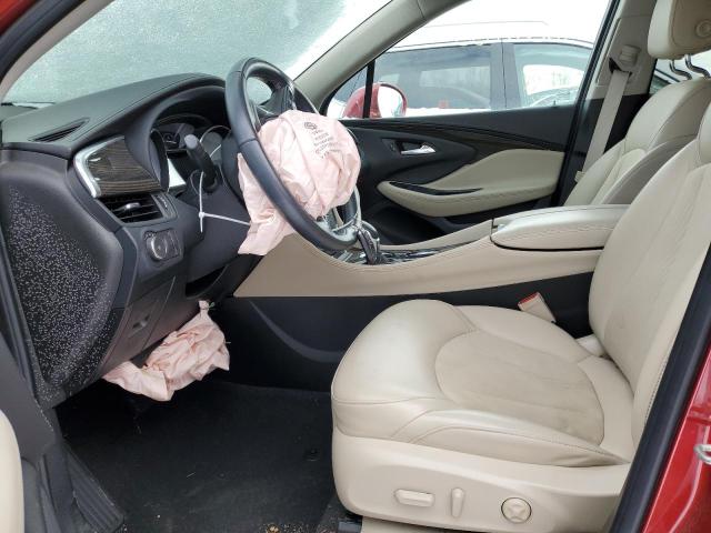 LRBFXBSA0KD141409 - 2019 BUICK ENVISION PREFERRED RED photo 7