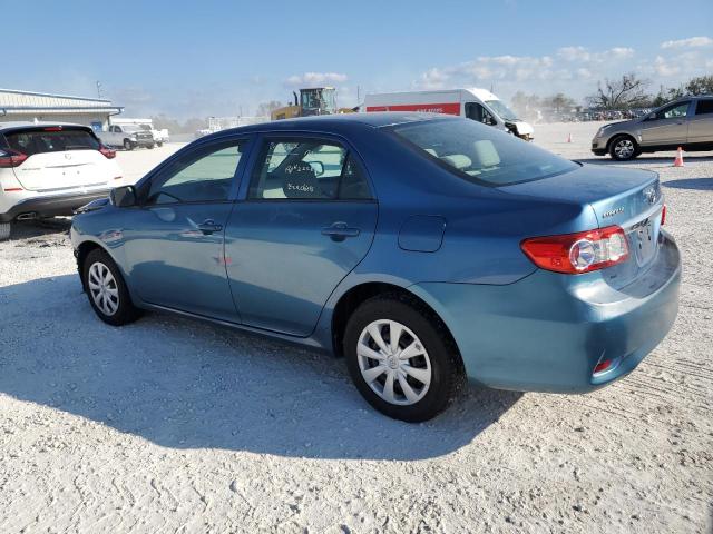5YFBU4EEXDP094540 - 2013 TOYOTA COROLLA BASE BLUE photo 2