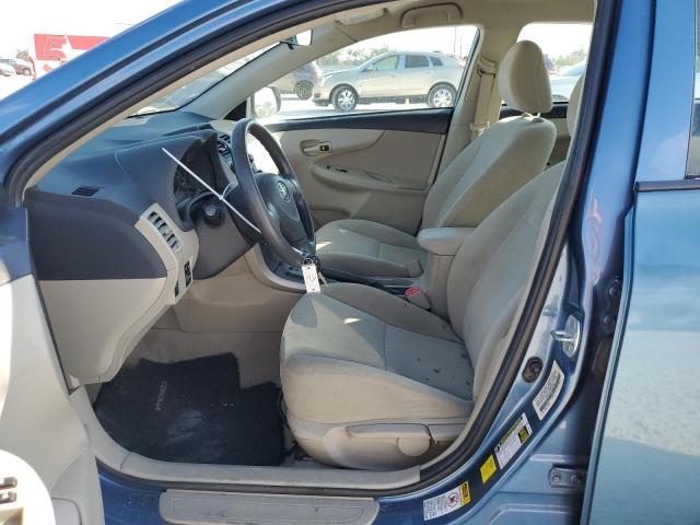 5YFBU4EEXDP094540 - 2013 TOYOTA COROLLA BASE BLUE photo 7