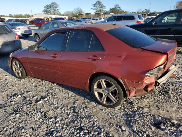 JTHBD182410014671 - 2001 LEXUS IS 300 RED photo 2