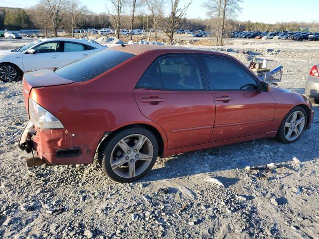 JTHBD182410014671 - 2001 LEXUS IS 300 RED photo 3