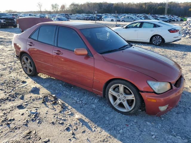 JTHBD182410014671 - 2001 LEXUS IS 300 RED photo 4