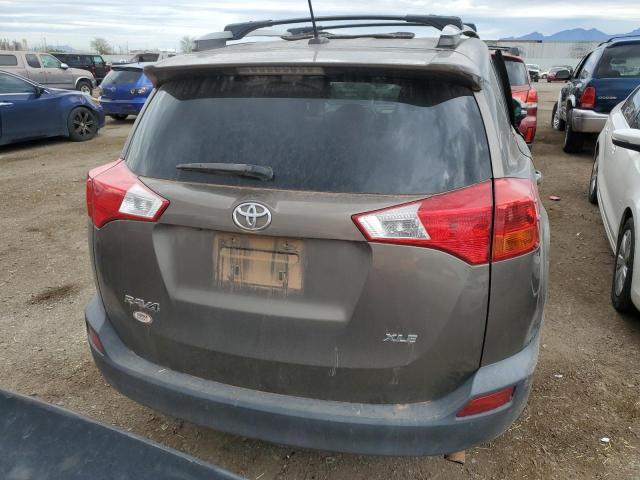 2T3WFREV2DW052099 - 2013 TOYOTA RAV4 XLE BROWN photo 6