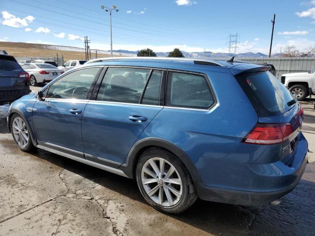 3VWH17AU0KM517936 - 2019 VOLKSWAGEN GOLF ALLTR S BLUE photo 2