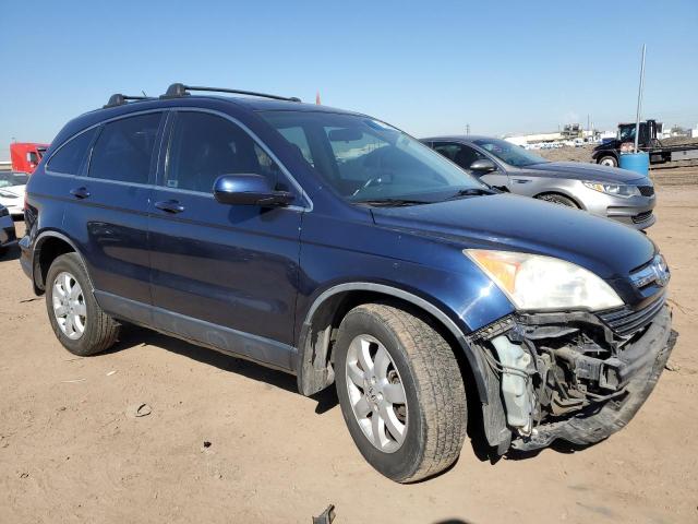 JHLRE48787C001636 - 2007 HONDA CR-V EXL BLUE photo 4