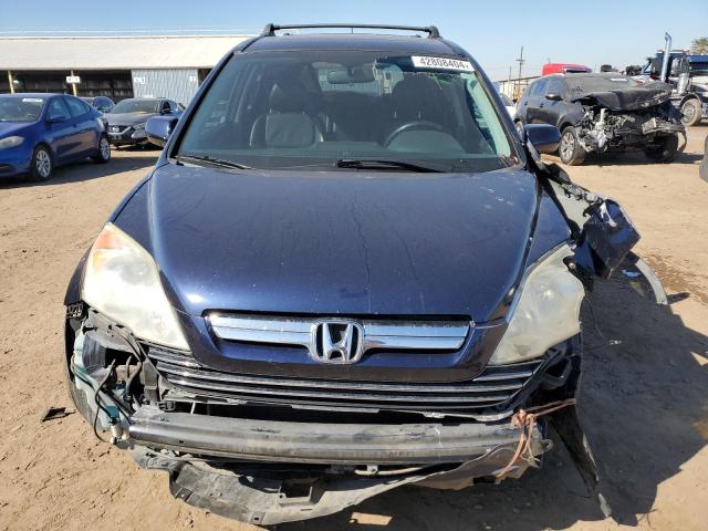 JHLRE48787C001636 - 2007 HONDA CR-V EXL BLUE photo 5