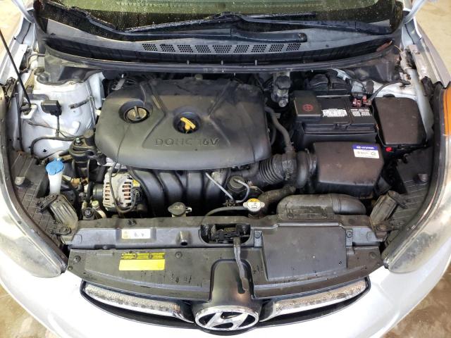 KMHDH4AE2DU957400 - 2013 HYUNDAI ELANTRA GLS SILVER photo 11