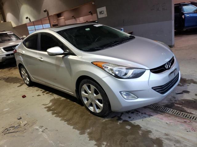 KMHDH4AE2DU957400 - 2013 HYUNDAI ELANTRA GLS SILVER photo 4