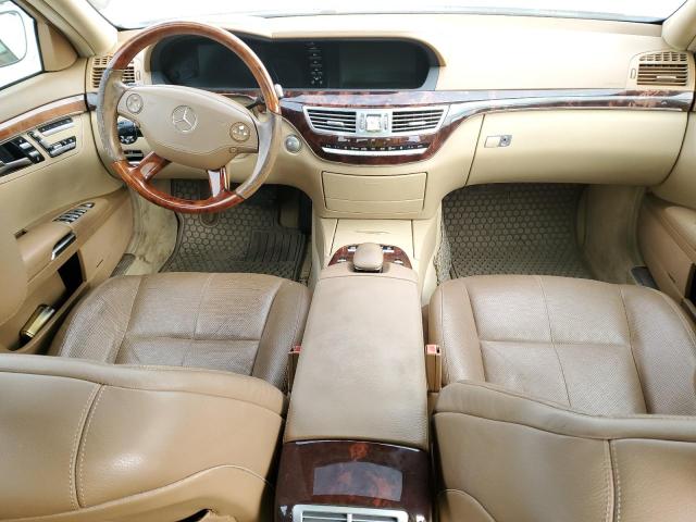 WDDNG71XX8A161909 - 2008 MERCEDES-BENZ S 550 WHITE photo 8