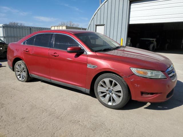 1FAHP2EW7AG145901 - 2010 FORD TAURUS SEL RED photo 4