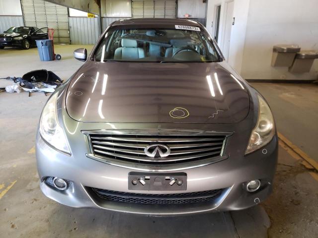 JN1CV6AR5DM359389 - 2013 INFINITI G37 GRAY photo 5